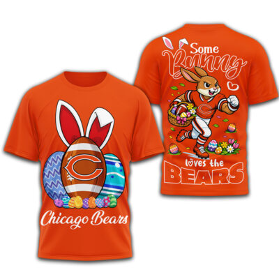 Chicago Bears | Premium NFL Buc-ees Easter Day 3D Shirt