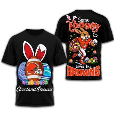Cleveland Browns | Premium NFL Buc-ees Easter Day 3D Shirt