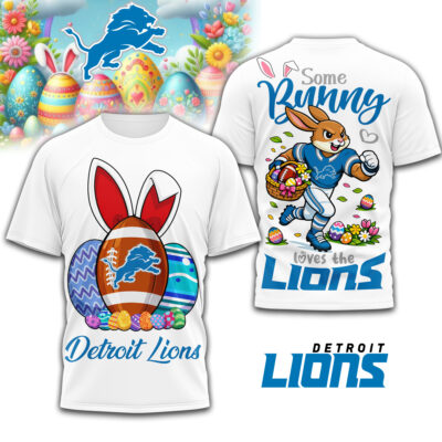 Detroit Lions | Premium NFL Buc-ees Easter Day 3D Shirt