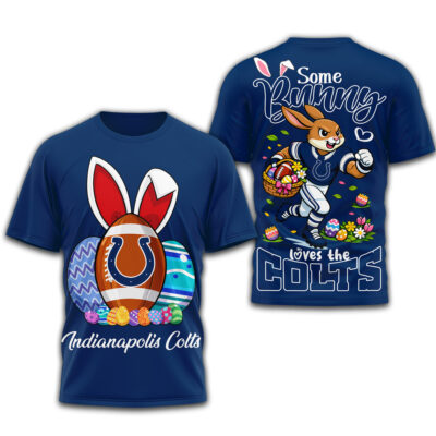 Indianapolis Colts | Premium NFL Buc-ees Easter Day 3D Shirt