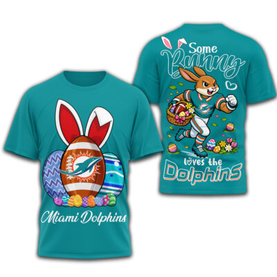 Miami Dolphins | Premium NFL Buc-ees Easter Day 3D Shirt