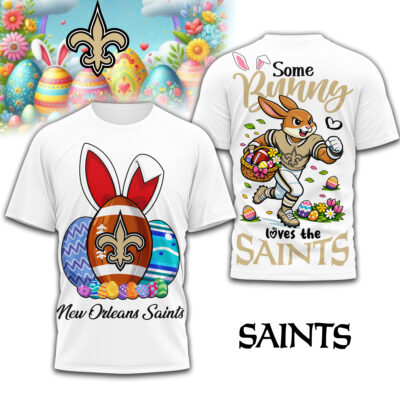 New Orleans Saints | Premium NFL Buc-ees Easter Day 3D Shirt