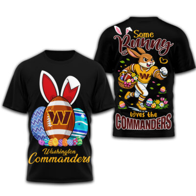 Washington Commanders | Premium NFL Buc-ees Easter Day 3D Shirt