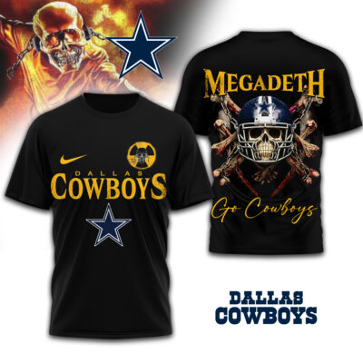 Dallas Cowboys | Premium NFL Megadeth 3D Shirt