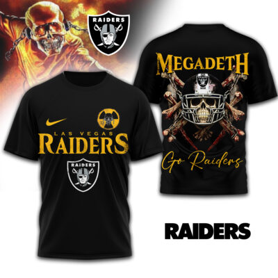 Las Vegas Raiders | Premium NFL Megadeth 3D Shirt