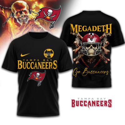 Tampa Bay Buccaneers | Premium NFL Megadeth 3D Shirt