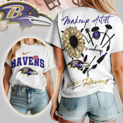 Baltimore Ravens | Premium NFL Makeup Artist Women Shirt