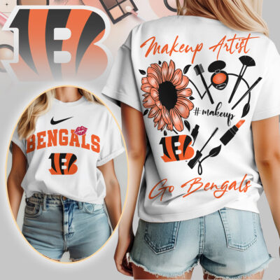 Cincinnati Bengals | Premium NFL Makeup Artist Women Shirt