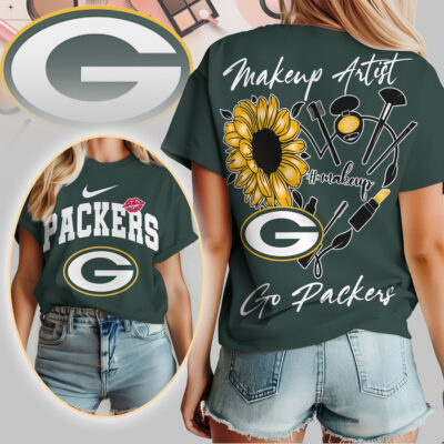 Green Bay Packers | Premium NFL Makeup Artist Women Shirt
