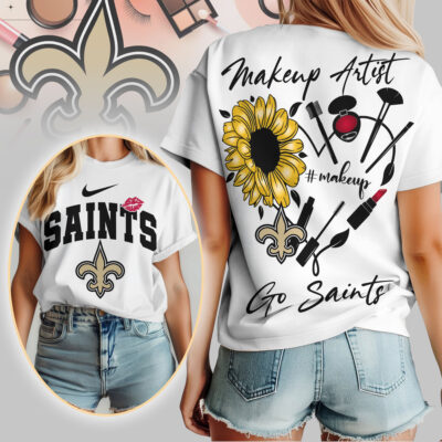 New Orleans Saints | Premium NFL Makeup Artist Women Shirt