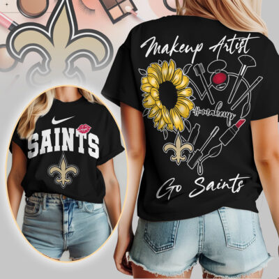 New Orleans Saints | Premium NFL Makeup Artist Women Shirt