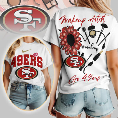 San Francisco 49ers | Premium NFL Makeup Artist Women Shirt