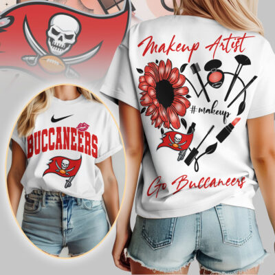 Tampa Bay Buccaneers | Premium NFL Makeup Artist Women Shirt