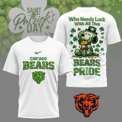 Chicago Bears | Premium NFL Snoopy Lucky 3D Shirt