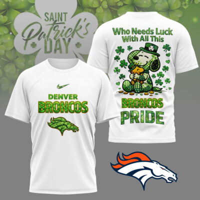 Denver Broncos | Premium NFL Snoopy Lucky 3D Shirt