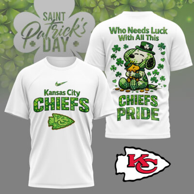 Kansas City Chiefs | Premium NFL Snoopy Lucky 3D Shirt