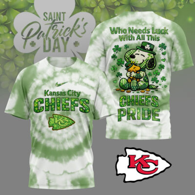 Kansas City Chiefs | Premium NFL Snoopy Lucky 3D Shirt