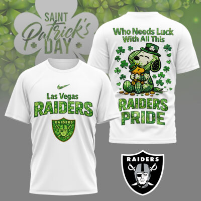 Las Vegas Raiders | Premium NFL Snoopy Lucky 3D Shirt