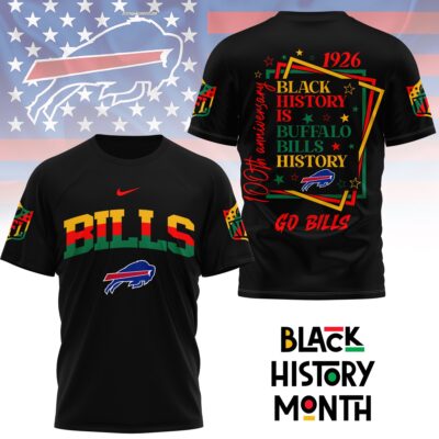 Buffalo Bills | Premium NFL Black History Month 3D Shirt