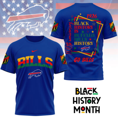 Buffalo Bills | Premium NFL Black History Month 3D Shirt