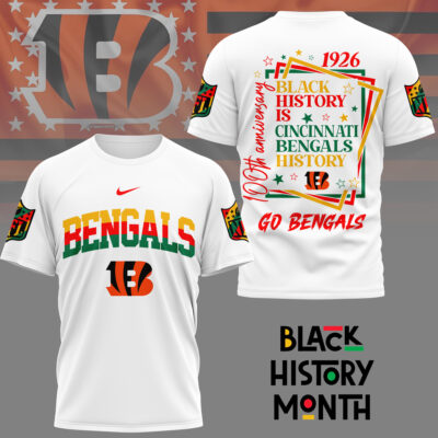 Cincinnati Bengals | Premium NFL Black History Month 3D Shirt