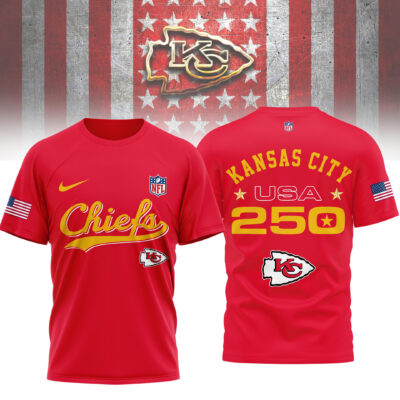 Kansas City Chiefs | Premium NFL 250th USA 3D Shirt