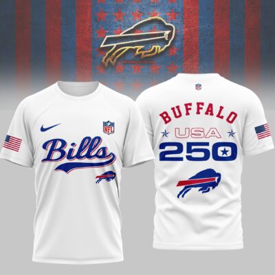 Buffalo Bills | Premium NFL 250th USA 3D Shirt