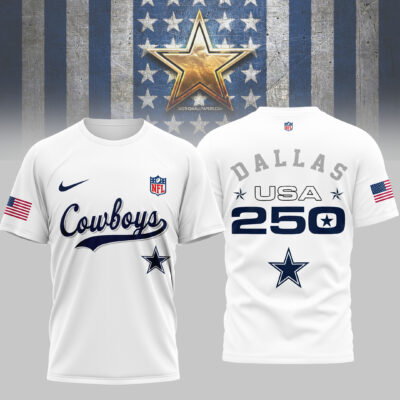 Dallas Cowboys | Premium NFL 250th USA 3D Shirt