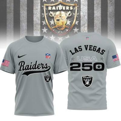 Las Vegas Raiders | Premium NFL 250th USA 3D Shirt