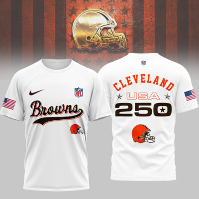 Cleveland Browns | Premium NFL 250th USA 3D Shirt