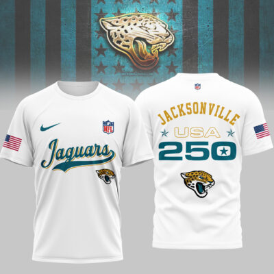 Jacksonville Jaguars | Premium NFL 250th USA 3D Shirt