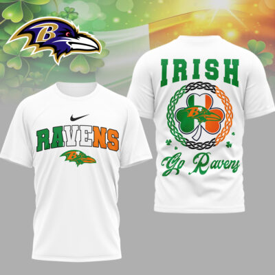 Baltimore Ravens | Premium NFL Irish Fan 3D Shirt