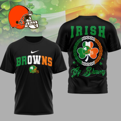 Cleveland Browns | Premium NFL Irish Fan 3D Shirt