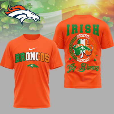 Denver Broncos | Premium NFL Irish Fan 3D Shirt