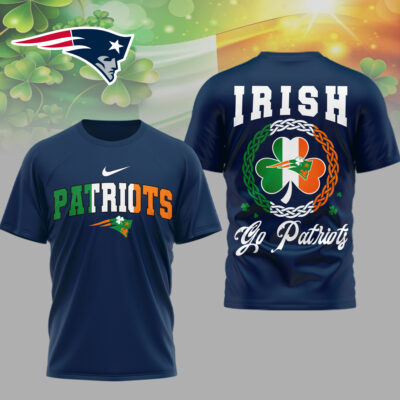 New England Patriots | Premium NFL Irish Fan 3D Shirt