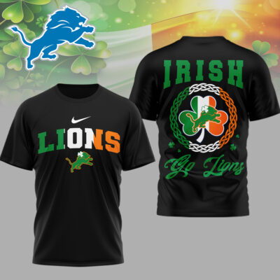 Detroit Lions | Premium NFL Irish Fan 3D Shirt