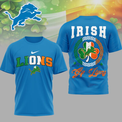 Detroit Lions | Premium NFL Irish Fan 3D Shirt
