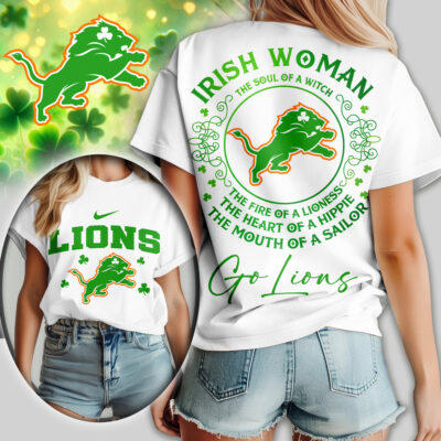 Detroit Lions | Premium NFL Irish Woman Fan Women Shirt