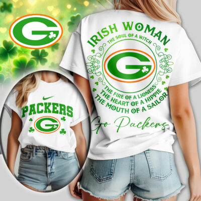Green Bay Packers | Premium NFL Irish Woman Fan Women Shirt