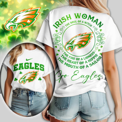 Philadelphia Eagles | Premium NFL Irish Woman Fan Women Shirt