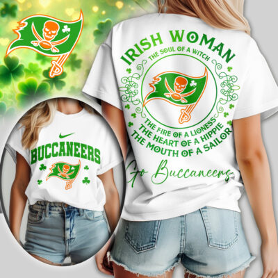 Tampa Bay Buccaneers | Premium NFL Irish Woman Fan Women Shirt