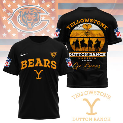 Chicago Bears | Premium NFL Yellowstone 3D Shirt