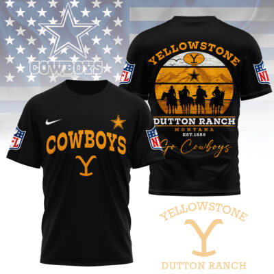 Dallas Cowboys | Premium NFL Yellowstone 3D Shirt - 3XL