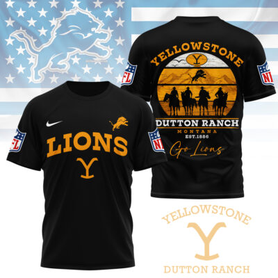 Detroit Lions | Premium NFL Yellowstone 3D Shirt