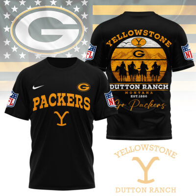 Green Bay Packers | Premium NFL Yellowstone 3D Shirt - 3XL