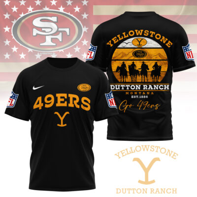 San Francisco 49ers | Premium NFL Yellowstone 3D Shirt - XL
