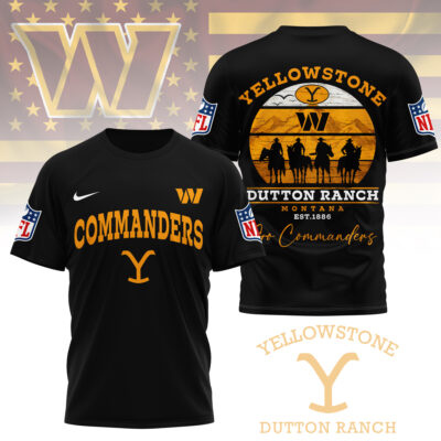 Washington Commanders | Premium NFL Yellowstone 3D Shirt - 5XL
