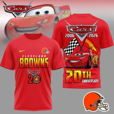Cleveland Browns | Premium NFL Cars 20th Anniversary 3D Shirt