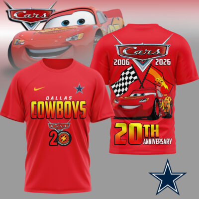 Dallas Cowboys | Premium NFL Cars 20th Anniversary 3D Shirt