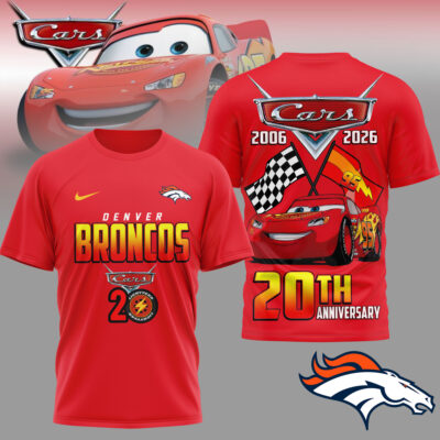 Denver Broncos | Premium NFL Cars 20th Anniversary 3D Shirt